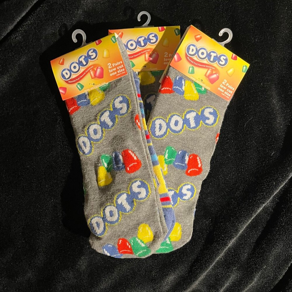 DOTS Candy Socks (two 2-packs)